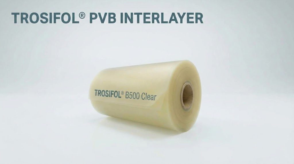 Rollo de interlayer PVB Trosifol B500 Clear