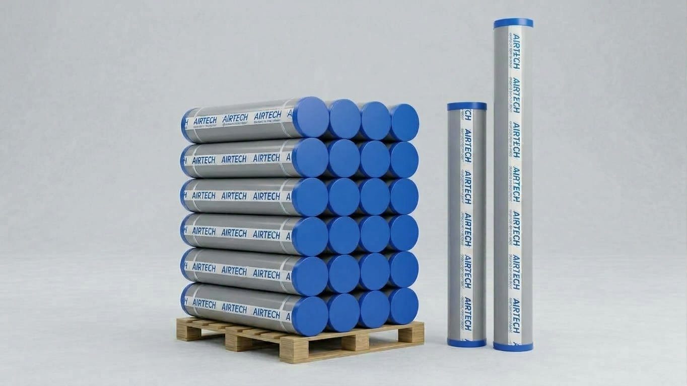 Estiba de rollos de película de vacío Airtech
